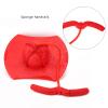 equlup Pogo Jumper with Handle and Ball Pump, Comfortable Bounce Jump Trick Board Non Slip Kid Jumping Ball Toy with Foot Pedal for Children (Red) view 3