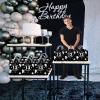 16 Pieces Official Teenager 13th Birthday Party Favors Bags,Black White Gift Snacks Treat Candy Favors Bags with Handles for Boys Girls 13th Birthday Party Decorations view 2
