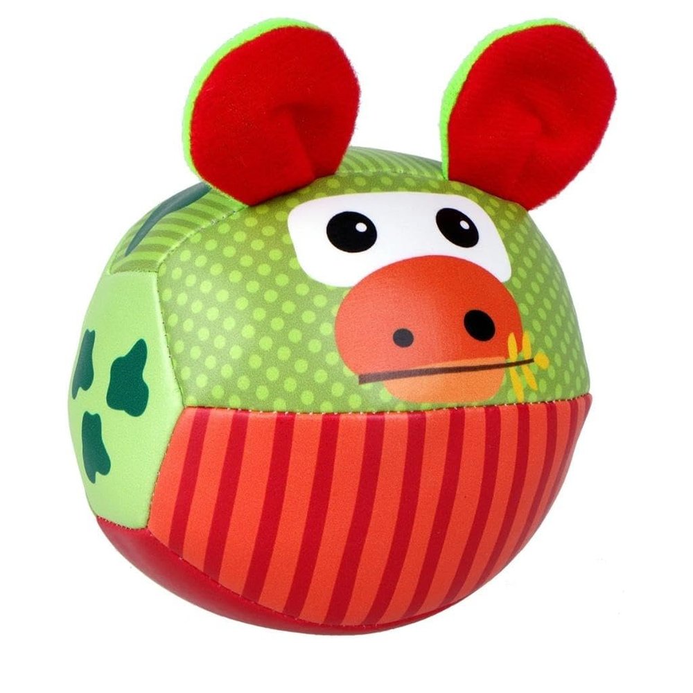 Wacky Wonders Softball Ball - Light Pink, Small - Play, Cuddle, Learn to Throw