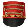 Aislor Deluxe Ringmaster Top Hat Conductor Hat Band Major Hat Orchestra Hat for Halloween Party Red One Size view 1