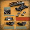Aetheria KM3299 Remote Control Car RC Drift Car, 4WD RC Cars Vehicle with ESP Gyro, LED Headlights Drift Wheel, 1:32 High Speed Racing RC Vehicle Gifts for Adults Christmas - Black view 4