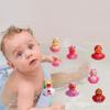 12pcs Rubber Ducks,Favor or Small Prize,Bath Decor Party Favors for Kids (Valentine Duck) view 4