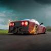Aetheria 4WD RC Drift Car, ESP Gyro, LED Headlights, 1:32 High Speed Racing RC Vehicle Gifts for Adults Christmas KM3299 - Red view 2
