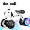Baby Balance Bike Ride on Toys for 1 2 Year Old, Toddler Bike, First Birthday Gifts for 1 2 Year Old Boys Girls, Colorful Lighting Silent Wheels, No Pedal, Safe Baby First Bike view 1