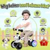 Baby Balance Bike Ride on Toys for 1 2 Year Old, Toddler Bike, First Birthday Gifts for 1 2 Year Old Boys Girls, Colorful Lighting Silent Wheels, No Pedal, Safe Baby First Bike view 3