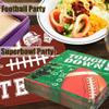100pcs Football Napkins- Tailgate Party Football Party Supplies Superbowl Party Decorations Disposable Paper Napkins Set for football Sport Decor Events Frenzy Game Time Favors, 2 Design view 4