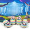 4pcs 3D Printed Mini Axolotl with Eggs, Articulated Rainbow Mini Axolotl Fidget Toys, Executive Desk Toy, Home Decor MA001-RAINBOW view 2