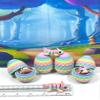 4pcs 3D Printed Mini Axolotl with Eggs, Articulated Rainbow Mini Axolotl Fidget Toys, Executive Desk Toy, Home Decor MA001-RAINBOW view 3