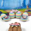 4pcs 3D Printed Mini Axolotl with Eggs, Articulated Rainbow Mini Axolotl Fidget Toys, Executive Desk Toy, Home Decor MA001-RAINBOW view 4