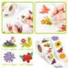 1000Pcs Spring Stickers Roll Summer Flowers Butterfly Insect Self Adhesive Labels for Envelopes Greeting Cards Bottle Decor Seasonal Holiday DIY Crafts Party Favors School Rewards Gifts, 16 Designs view 2