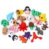 20PCS Mini Animals Set, 3D Printed Little Animals Articulated Flexible Fidget Toy, Mini Animal Figurines Toy, 3D Printed Cute Animal Toys Home, Office, Executive Desk for Christmas Decoration view 1