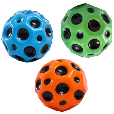 Tendry Moon Ball, Extreme High Bouncing Ball, Improve Hand-Eye Coordination, Easy to Grip and Catch by Athletes as a Sport Training Toy (Moon 3 PCS)