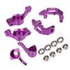 ADOCARN Car Upgrade Parts Kit Hsp Rc Model Car Purple Includes Steering Cups and Rear Axle Seats for Enhanced Performance Compatible Multiple Hsp Models view 1
