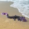 3D Printed Articulated Dragon Toy - Intricate Flexible PLA 3D Dragon Figurine with Movable Joints, Unique Mythical Creature Model, for Collectors view 4