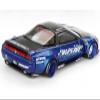 1:64 Scale Diecast Model Car Compatible with Kaido House Honda NSX Evasive V2 Blue Limited Edition KHMG137 view 3