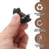 uxcell 20 Pcs Piggy Bank Plug 5 Sizes Plastic Round Stoppers Plugs Saving Box Plug Replacement Bank Hole Sealing Plug for Coin Bank Money Saving Box, Black view 3