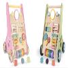 LOL-FUN Wooden Baby Walker for Girls Boys with Wheels, Baby Push Walker for Baby Girl Boys 6-12 Months, Baby Walker Push Toy for 1 Year Old Walking