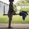 DYNWAVE Hobby Horse on A Stick, Interactive Plush Animal Head for Kids' Indoor and Outdoor Fun, Black view 3