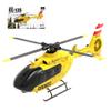 BrickCraftWorks RC Helicopter for Adults, 1/36 Scale EC-135 2.4G F06 6CH RC Direct-Drive Brushless Helicopter 3D Aerobatic Aircraft Model, Outdoor Remote Control Toys Gift (RTF Version) view 1