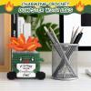A AIFAMY Emotional Crochet Fire with Legs, Handmade Energy Dumpster Doll with Positive Card for Office Friends Funny Birthday Gag Gifts (Green) view 4