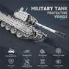 XMBRICDIYY RC Tank Kit for Adults, 10CH 2.4G 3D Metal Puzzles Tank Kit, Mechanical Tank Model Kit, Creative Gift for Christmas Birthday (952PCS) view 4
