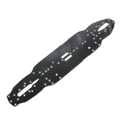 Carbon Fiber High Strength Bottom Chassis for 1/10 RC Car 1:10 Xray X4'24 Upgrade Part
