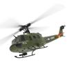 BrickCraftWorks 1/34 UH-1 Huey 2.4G 6CH Brushless Direct-Drive 6G Flybarless RC Helicopter Model with Optical Flow Positioning (RTF Version/Mode1/Mode2) view 2