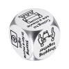 Date Night Dice - Couples Stainless Steel Engraved Dice Game, Portables Date Decision Tool | Romantic Gift Idea Compact Fun Planner for Couples Boyfriend Girlfriend Valentine Anniversaries view 1