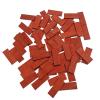 100pieces Dollhouse Flooring Models 1:12 Scale, Miniature Wooden Dollhouse Floor Boards, Geometric Doll House Accessories (Red Brown) view 1
