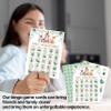 tranfvging Baby Shower Bingo Game for Adults, Baby Shower Party Bingo Game Set, Woodland Games Cards, Gender Reveal Favors for Family Friends, Large Group Games Decor & Supplies -22 view 4