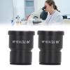 2Pcs 10X Wide Field Microscope Eyepiece, Super Widefield Biological Microscopes Aluminum Alloy Microscopes Lens Adapter view 2