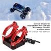 Drfeify 40 to 42mm Aluminum Alloy Motor Heatsink Cooling Fan with Bracket Compatible with RC Model Car Fit 4068 4082 4092 4074 4274 4268 Motors (Reddish Black view 4