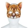 Aiffort 3Pcs Cat Halloween Mask Realistic Cat Masks Animal Cat Mask for Halloween Christmas Easter Masquerade Cosplay Novelty Costume Party Accessory view 3