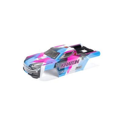 ARRMA KRATON Painted Decaled Trimmed Body Set (Blue/Pink), ARA-1518