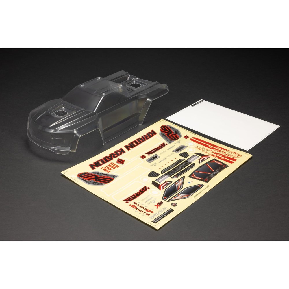 ARRMA KRATON Clear Bodyshell (inc.Decals/Window Masks), ARA-1519