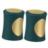 ADOCARN 2pcs Green Waist Shape Dice Cups Dice Shaking Containers for Pub Ktv Bar Games Easy to Hold Clean for Family Gatherings and Games view 1