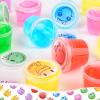 120 Pack for Kids Clear Crystal Bulk Slime Kit, Slimes Toys for Girls and Boys, Stress Relief, Non-Sticky, Classroom Reward, Easter Party Favors Supplies view 4