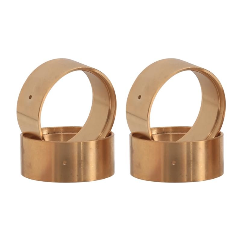 1.0" Beadlock Wheel Rim Deep Dish Stamped Steel Hub for 1/18 1/24 RC Crawler Car Axial SCX24 AX24 TRX4M TRX4-M Upgrade Parts(12g Brass Clamp Ring)