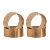1.0" Beadlock Wheel Rim Deep Dish Stamped Steel Hub for 1/18 1/24 RC Crawler Car Axial SCX24 AX24 TRX4M TRX4-M Upgrade Parts(12g Brass Clamp Ring) view 1
