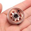 1.0" Beadlock Wheel Rim Deep Dish Stamped Steel Hub for 1/18 1/24 RC Crawler Car Axial SCX24 AX24 TRX4M TRX4-M Upgrade Parts(12g Brass Clamp Ring) view 3