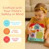 COO & CRADLE Montessori Busy Board for Toddlers 1-3 - Preschool Sensorial Activity for 1+ Year Old - Baby 6-12 Months - Kids Toddler Sensory Board | Educational Switch Toy for Fine Motor Skills view 4