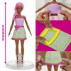 Play-Doh Barbie Garden Party Designer Doll, Make Doll Clothes with Modeling Compound & 10 Fashion Accessories, Arts & Crafts for Girls & Boys 5+ (Amazon Exclusive) view 2