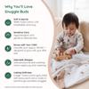 100% Cotton Muslin Baby Blanket | Soft & Breathable 6-Layer Swaddle & Receiving Blanket | Lightweight Quilt for Newborns, Infants & Toddlers | Gender-Neutral (Moonlit Dreams) view 3