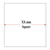 25mm Square x20 MDF Wooden Bases Blanks Laser Cut Crafts FAST SHIPPING US SELLER view 2