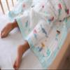 100% Cotton Muslin Baby Blanket | Soft & Breathable 6-Layer Swaddle & Receiving Blanket | Lightweight Quilt for Newborns, Infants & Toddlers | Gender-Neutral (Magical Mermaid Dreams) view 2