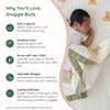 100% Cotton Muslin Baby Blanket | Soft & Breathable 6-Layer Baby Blanket | Lightweight Quilt for Newborns, Infants & Toddlers | Gender-Neutral (Teddy Bear) view 3