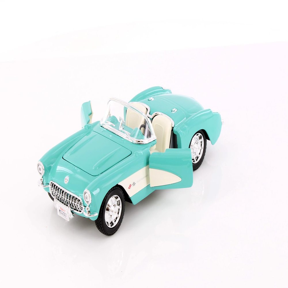 1957 Corvette Convertible, Turquoise - Showcasts 37275-1/24 Scale Diecast Model Car