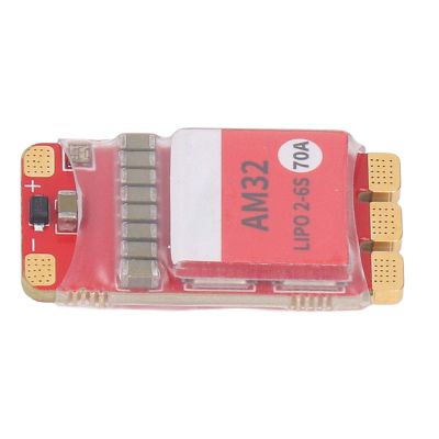 70A Brushless Electric Speed Controller AM32 Firmware 2 to 6S Lipo Powered ESC Board Support 128KHz PWM Frequency