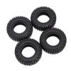 4PCS 48mm 1.0 Soft Rubber Wheel Tires Tyre for 1/24 RC Crawler Car Axial SCX24 90081 AXI00002 Upgrade Parts view 2