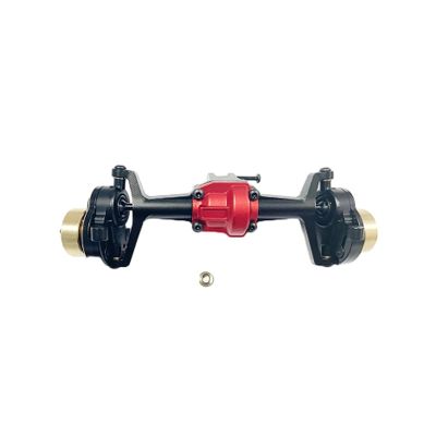 Aluminum Alloy Rear Front Axle Housing for 1/18 for HOBB-YPLUS 1810178 1810179 1810250 1810251 CR18P for Rock Van Upgrade Parts(Front Black)
